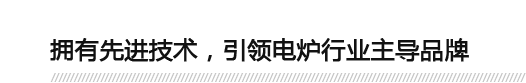 擁有先進(jìn)技術(shù)，引領(lǐng)電爐行業(yè)主導(dǎo)品牌
